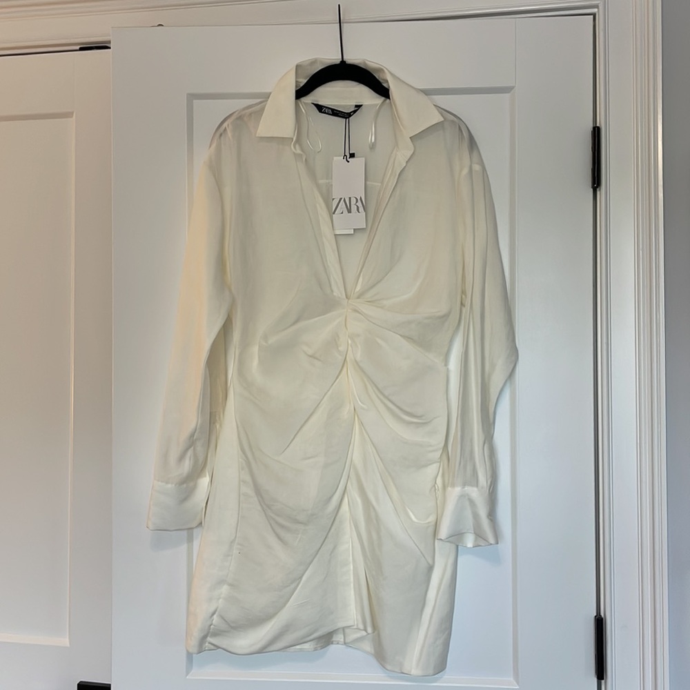 Zara white dress